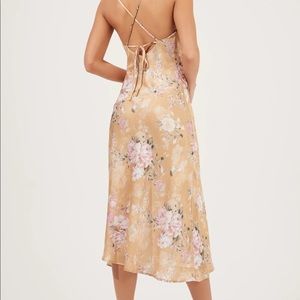 GAIA FLORAL MIDI DRESS